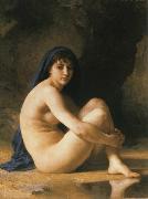 Adolphe William Bouguereau Seated Nude (mk26)